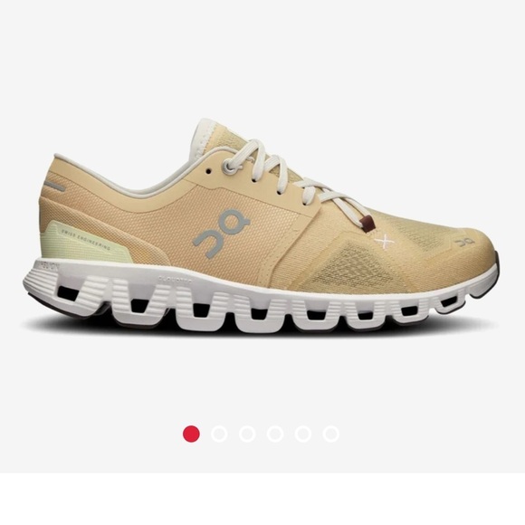 On Running Cloud X 3 Savannah/Frost Running Shoes 60.97789 Women’s Size 8.5 - Picture 1 of 16